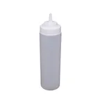 image of CAC China SQBT-W-24C - 24 oz Bottle, Wide‑Mouth Open Tip, Leak‑Proof Cap, BPA‑Free - 6/Pack