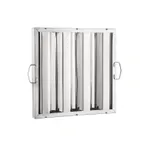 image of CAC China SRHF-1616 Exhaust Hood Filter, 16" H x 16" W Stainless Steel, Kitchen Grease Removal