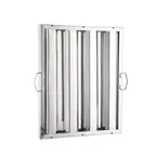 image of CAC China SRHF-1620 Exhaust Hood Filter, 20" H x 16" W Stainless Steel Construction, Commercial Kitchen