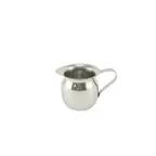 image of CAC China SSBC-5 Bell Creamer Pitcher, 5 Ounce Stainless Steel, 4-5 oz Capacity, Polished Finish