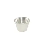 image of CAC China SSCP-40 Stainless Steel Ramekin Sauce Cup, 4 oz Capacity, Kitchen Accessory - 1 Dozen
