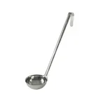 image of CAC China SSLD-120 Serving Ladle, 12 oz., 15-1/8"L, One-Piece Stainless Steel
