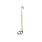 image of CAC China SSLD-30IV Ladle, 3 oz., 12-3/4"L, One-Piece, Ivory Handle, Stainless Steel