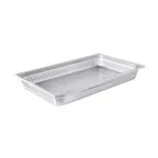 image of CAC China SSPF-24-2P Stainless Steel Steam Table Pan, 1/1 Size, 2‑1/2" Deep, Perforated, Dishwasher Safe