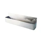 image of CAC China SSRH-22S Speed Rail - 22" 1-Tier Heavy-Duty Stainless Steel, Keyhole Mount, Single Style