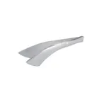 image of CAC China STG1-11 Serving Tongs, 10-1/2"L, One-Piece, 18/8 Stainless Steel, Satin Finish