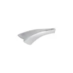 image of CAC China STG1-9 Serving Tongs, 8-1/2"L, One-Piece, 18/8 Stainless Steel, Satin Finish