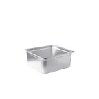 image of CAC China STP2T-24-6 Steam Table Pan, 2/3 Size, 6" Deep, 24‑Gauge Stainless Steel, Dishwasher‑Safe