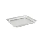 image of CAC China STPH-22-1 Stainless Steel Steam Pan, 1/2‑Size, 1‑1/4" Deep, Anti‑Jam, Dishwasher Safe