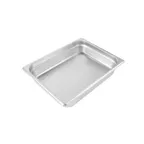 image of CAC China STPH-22-2 Stainless Steel Steam Table Pan 1/2-size 2-1/2" Deep Anti-Jam Stacking Lug
