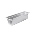 image of CAC China STPHL-24-6 Stainless Steel Steam Table Pan, 1/2-Size Long, 6" Deep, Stack Lug, 24G, NSF