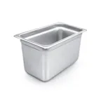 image of CAC China STPQ-25-6 Stainless Steel Steam Table Pan, 1/4-Size, 6" Deep, 25 Gauge, AntiJam, Stack Lug