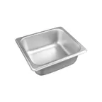 image of CAC China STPS-S25-2 Steam Table Pan, 1/6-Size, 2-1/2" Deep, 25‑Gauge Stainless, Dishwasher Safe