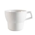 image of CAC China SUS-1 Sushi Coffee Cup 8 Oz 4" Dia x 2‑7/8" H White Porcelain Dishwasher Safe - 1 Dozen
