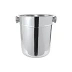 image of CAC China SWBT-8 Wine Bucket, 8 Qt Stainless Steel with Knob Handle, 5-9 Quart Capacity, Finish