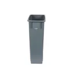 image of CAC China TCSL-23GY Outdoor/Indoor Trash Receptacle