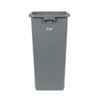 image of CAC China TCSQ-23GRY Outdoor/Indoor Trash Receptacle