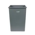 image of CAC China TCSQ-35GRY Outdoor/Indoor Trash Receptacle
