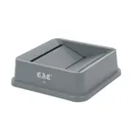 image of CAC China TCSQ-D23GRY Trash Receptacle Lid / Top