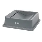 image of CAC China TCSQ-D35GRY Trash Receptacle Lid / Top