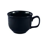 image of CAC China TG-318-CBU - Tango 18‑Oz Porcelain Cup 4‑5/8" Dia x 3‑1/2" H Cobalt Blue Oven Microwave Safe - 1 Dozen