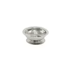 image of CAC China TTSD-35 - Footed 3.5 oz Sherbet Dessert Dish, Stainless Steel, Elegant Silver Finish