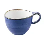 image of CAC China TUS-1-BLU Tucson Cup, 8.5 oz, Porcelain, Starry Night Blue Glaze, Dishwasher Safe - 1 Dozen