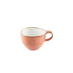 image of CAC China TUS-1-CRL Tucson Cup, 8.5 oz, Round Coral Porcelain, Dishwasher/Oven/Microwave Safe - 1 Dozen