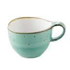 image of CAC China TUS-1-TQS - Tucson 8 oz Porcelain Cup, 3"5/8" x 3"3/4" Oven Microwave Safe - 1 Dozen