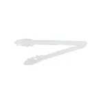 image of CAC China UTKU-12C Utility Tongs – 12"–13" Length, Clear Plastic Construction, Non‑Coated Handle