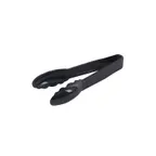 image of CAC China UTKU-6BK Utility Tongs - 6" L, Plastic, Black, Non‑Coated Handle, Precise Food Handling