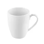 image of CAC China UVS-M10 10‑11 oz Porcelain Mug, 3‑1/4" Dia x 3‑7/8" H, White, Microwave Safe - 1 Dozen