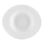 image of CAC China UVS-OV120 - Oval 23‑Oz Pasta Bowl, 12" x 10½" x 2½" Porcelain, White, Dishwasher Safe - 1 Dozen