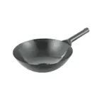image of CAC China WOK-14BK Wok Pan, 14" dia., 1.2mm Thick, Carbon Steel, Black