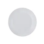 image of CAC China XBRC-6 - 6" White Round Melamine Plate, 6" Diameter x 0.5" Height, Style - 1 Dozen