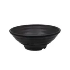 image of CAC China XCTN-B208 - 32oz Centennial Round Bowl, 8" Dia x 3" H, Matte Black Melamine, 1 Dozen