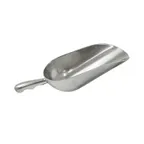 image of CAC China ALSC-38 Scoop, 38 oz., Curved Handle, Aluminum, NSF Approved
