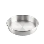 image of CAC China B1CP-102 Round Baking Cake Pan, 10" Diameter x 2" Height, Aluminum Construction