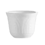 image of CAC China CRO-45 Chinese Tea Cup, 4.5 Oz 3" Dia x 2.5" H, White Porcelain, Microwave Safe - 1 Dozen