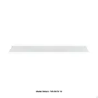 image of Beverage Air 705-397D-03 Composite Cutting Board, 27"W x 29"D, 3/8" Thick, for WTR27 Prep Tables