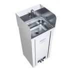 image of BK Resources BKHS-W-1410SS-PED-PG Hand Sink