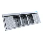 image of BK Resources DDI3-10141028-12T Drop-In Sink