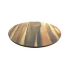 image of GET LS-18-AC Clipper Mill Board, 18" Round Melamine Serving Tray, Fits LS-BASE-18-BK