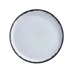 image of GET PA1007712312 9" Round Porcelain Plate Corona Scratch Microwave/DW Oven 380°F Safe - Dozen