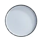 image of GET PA1007992812 11" Porcelain Rustic Corona Ink ScratchRes Microwave Dish/Oven Safe 380°F - Dozen