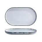 image of GET PA1007997706 - Rustic Porcelain Serving Tray, 14.1" x 8.5", Rectangular, Corona Ink
