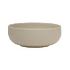 image of Mikasa 5275150 Solitude China Bowl, 4.7", 11 oz, Round, Natural, Dishwasher, Microwave & Oven Safe