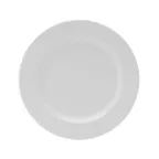 image of Mikasa 5302625 Galleria China Plate, 7" Round Porcelain Dinnerware, White