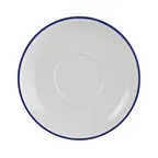 image of Mikasa 5305735 Bistro Saucer, 4.72" Pin Blue Porcelain, China Cups, Mugs & Saucers