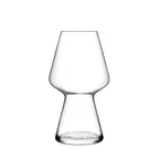 image of Steelite LB1182801 Beer Glass, 25.15 oz Lead Crystal Stemmed Tumbler, Birrateque Finish - 1 Dozen